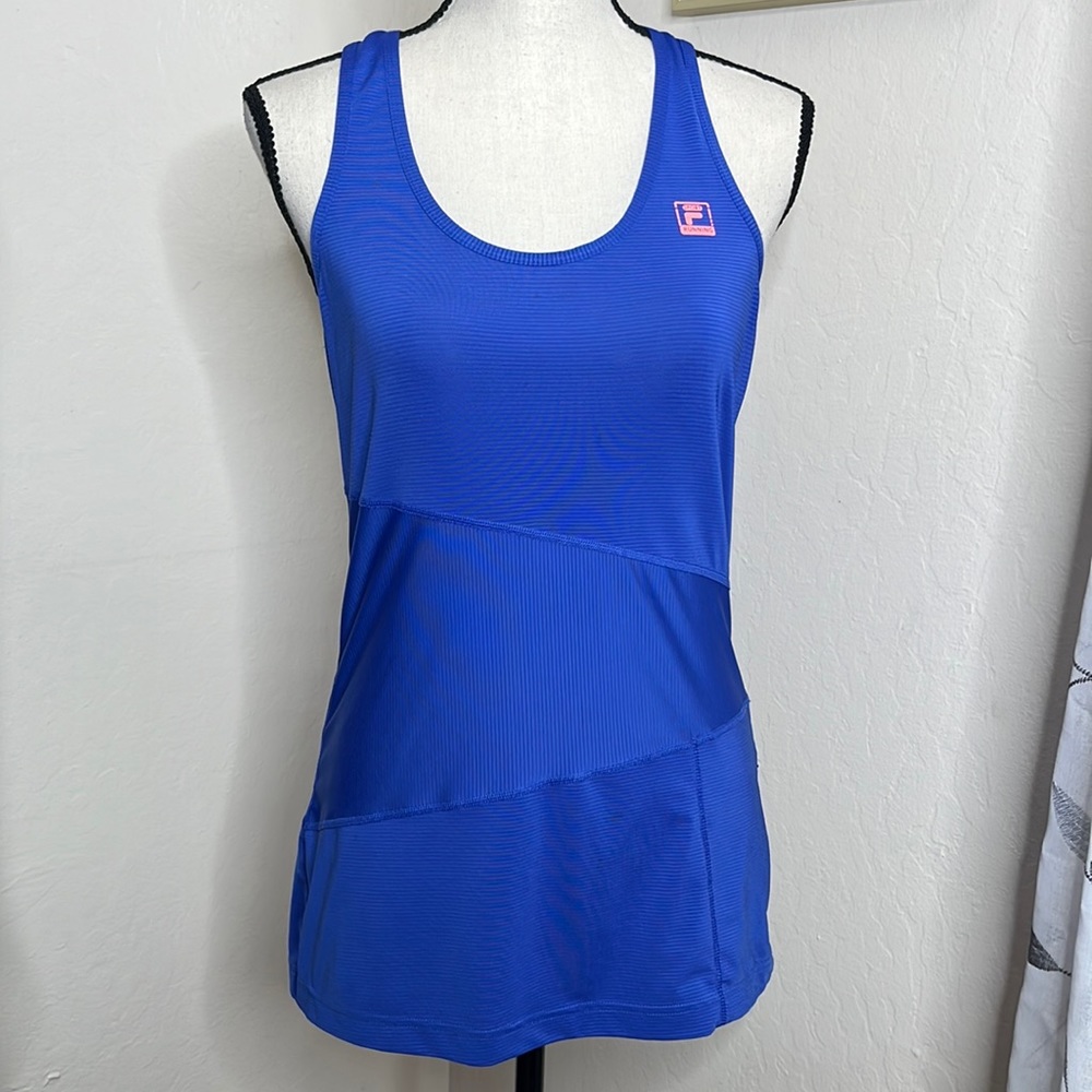 Fila Blue racerback tank top